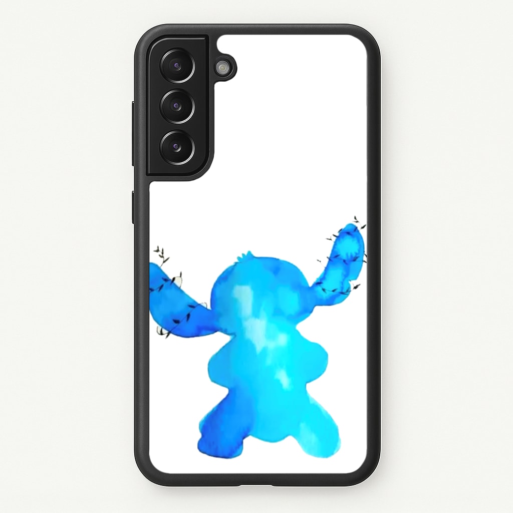 Watercolour Blue Alien Disney - Disney Phone Case for Galaxy S22 Plus