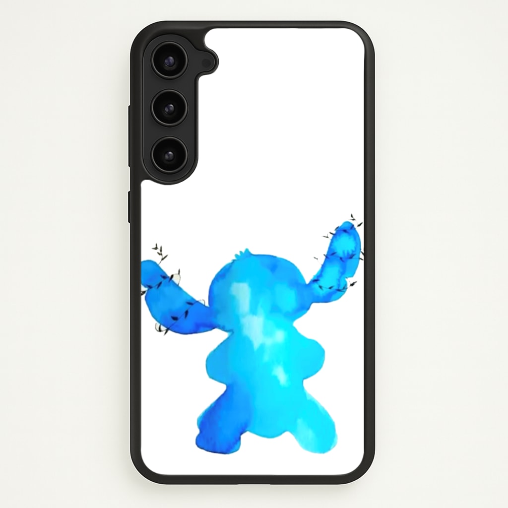 Watercolour Blue Alien Disney - Disney Phone Case for Galaxy S23 Plus