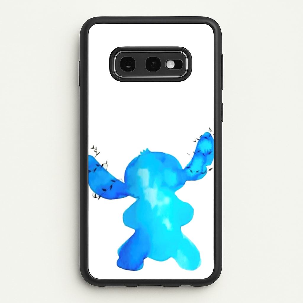 Watercolour Blue Alien Disney - Disney Phone Case for Galaxy S10e