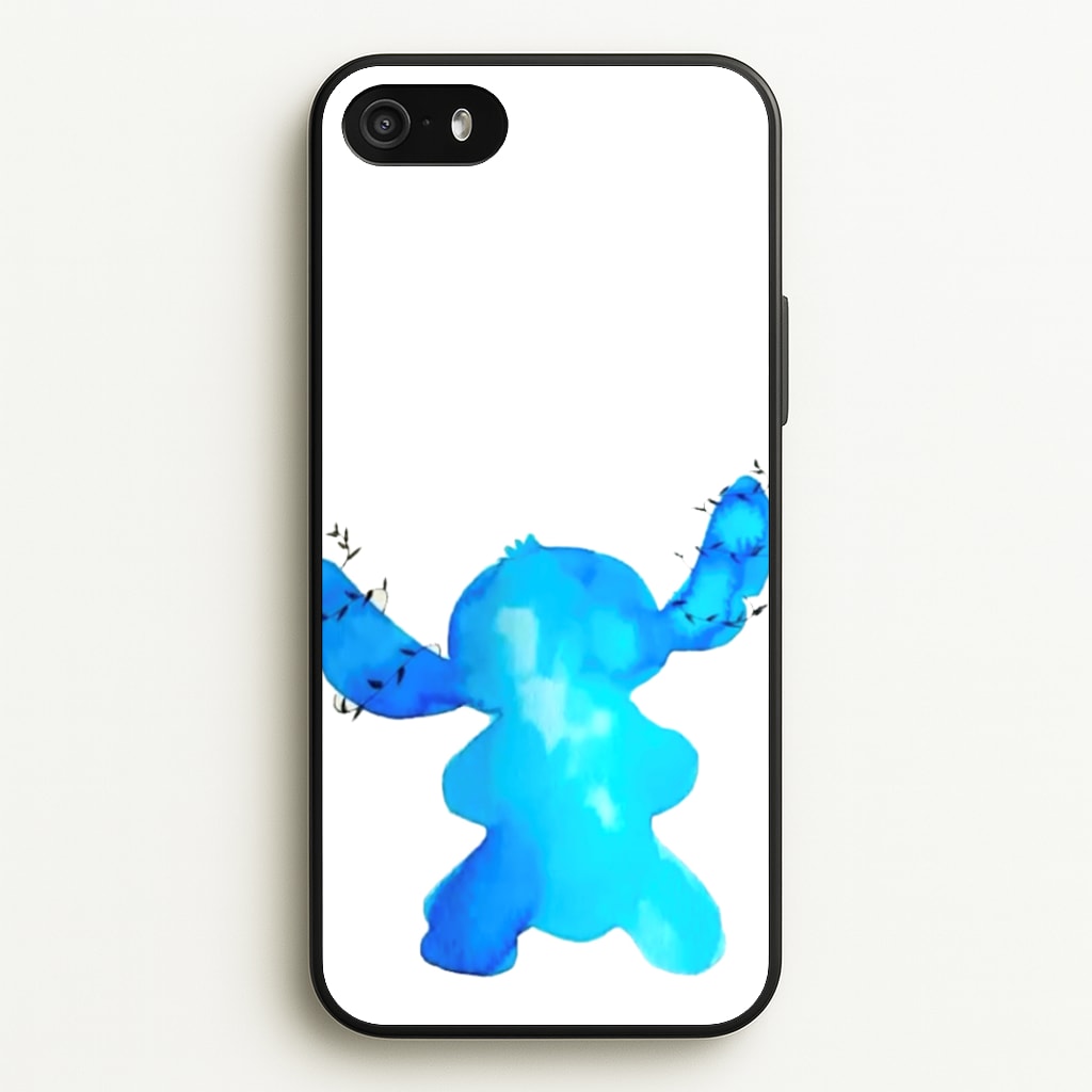 Watercolour Blue Alien Disney - Disney Phone Case for iPhone 5 / 5s / SE 2016