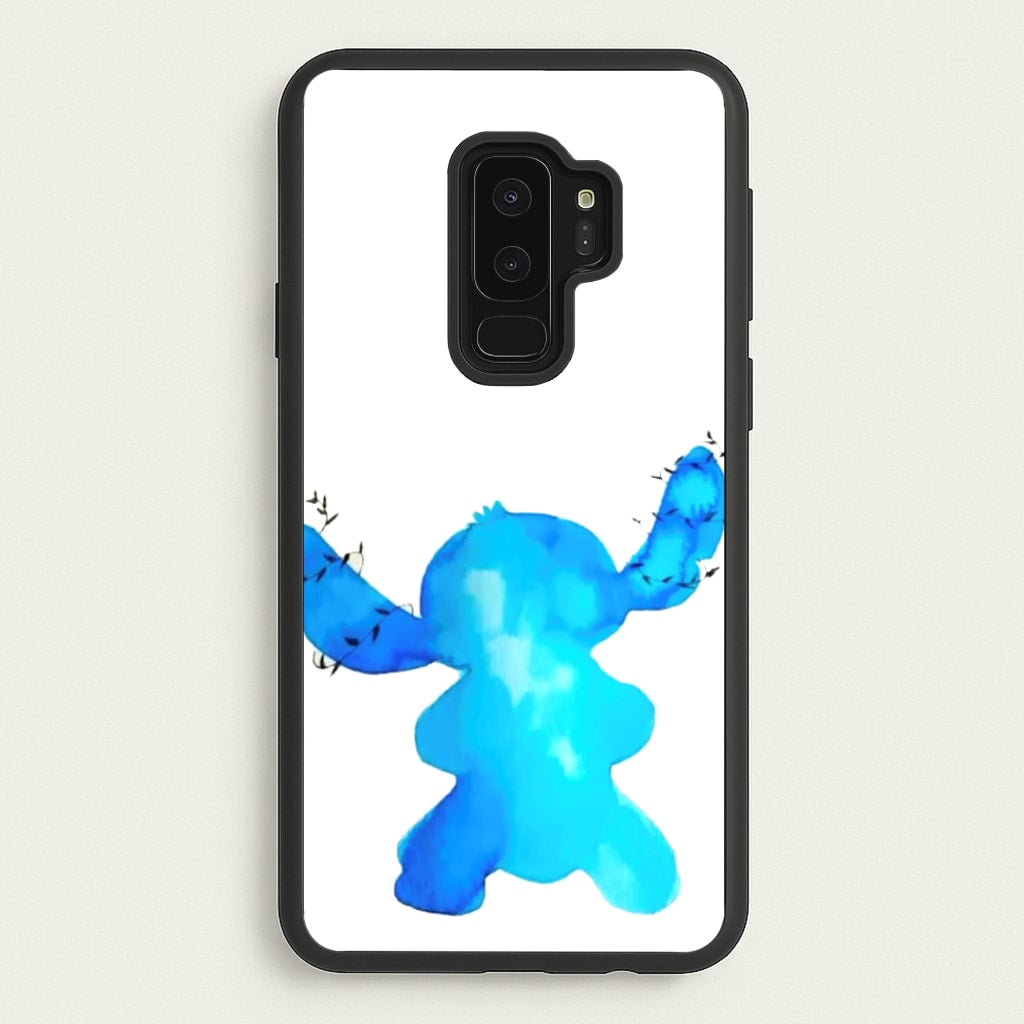 Watercolour Blue Alien Disney - Disney Phone Case for Galaxy S9 Plus