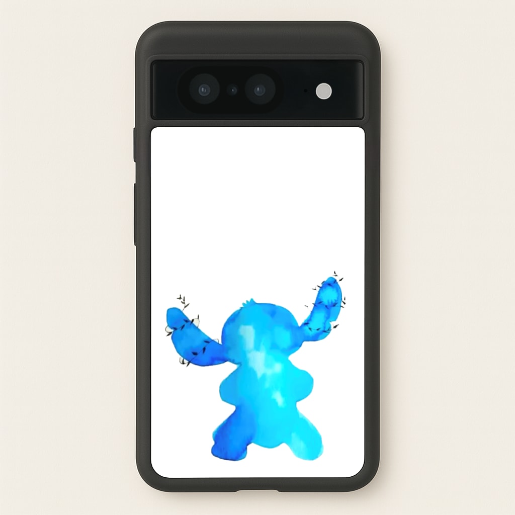 Watercolour Blue Alien Disney - Disney Phone Case for Google Pixel 8