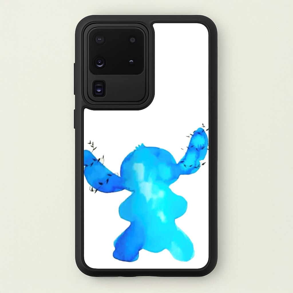 Watercolour Blue Alien Disney - Disney Phone Case for Galaxy S20 Ultra