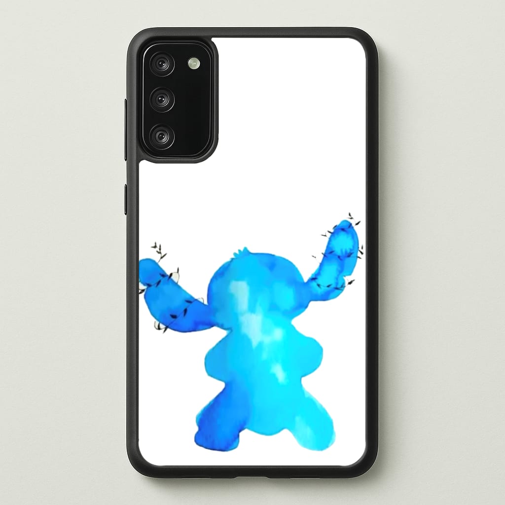 Watercolour Blue Alien Disney - Disney Phone Case for Galaxy A41