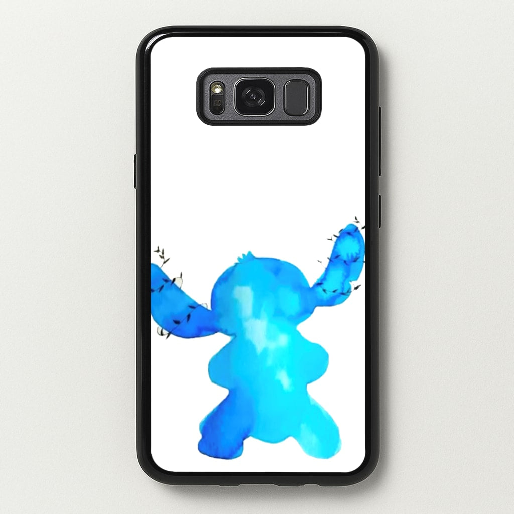 Watercolour Blue Alien Disney - Disney Phone Case for Galaxy S8