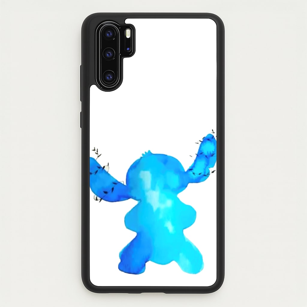 Watercolour Blue Alien Disney - Disney Phone Case for Huawei P30 Pro