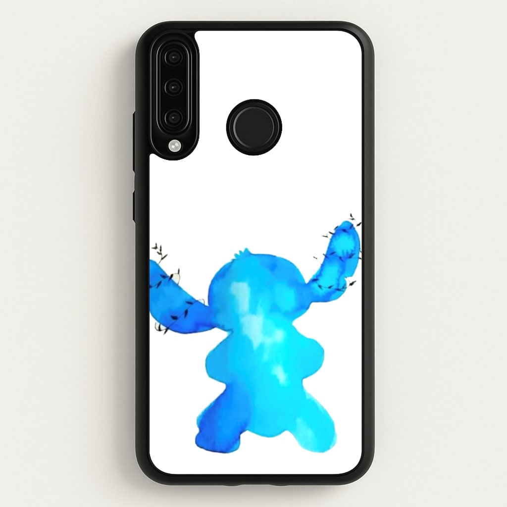 Watercolour Blue Alien Disney - Disney Phone Case for Huawei P30 Lite