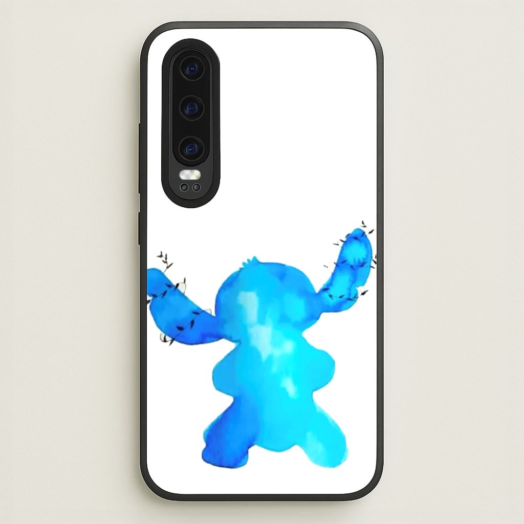 Watercolour Blue Alien Disney - Disney Phone Case for Huawei P30
