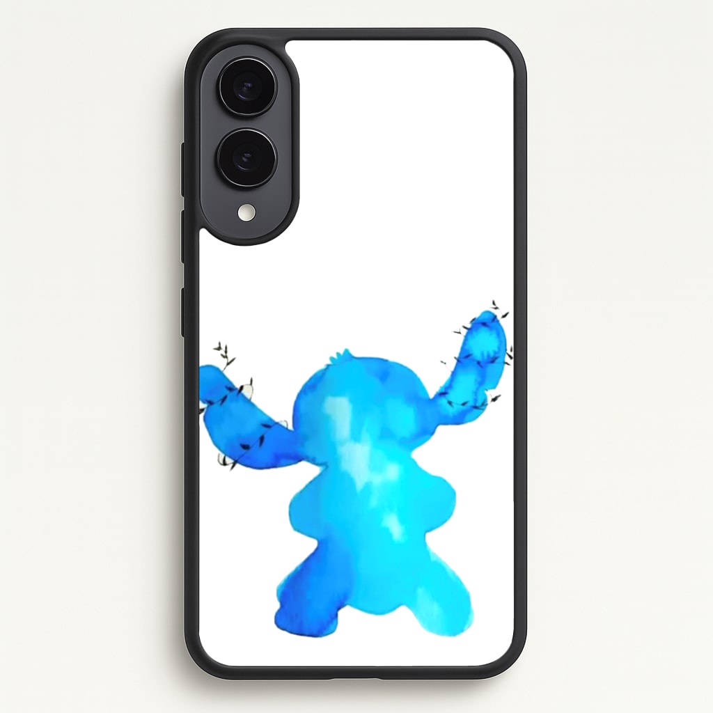 Watercolour Blue Alien Disney - Disney Phone Case for Galaxy S25 Edge
