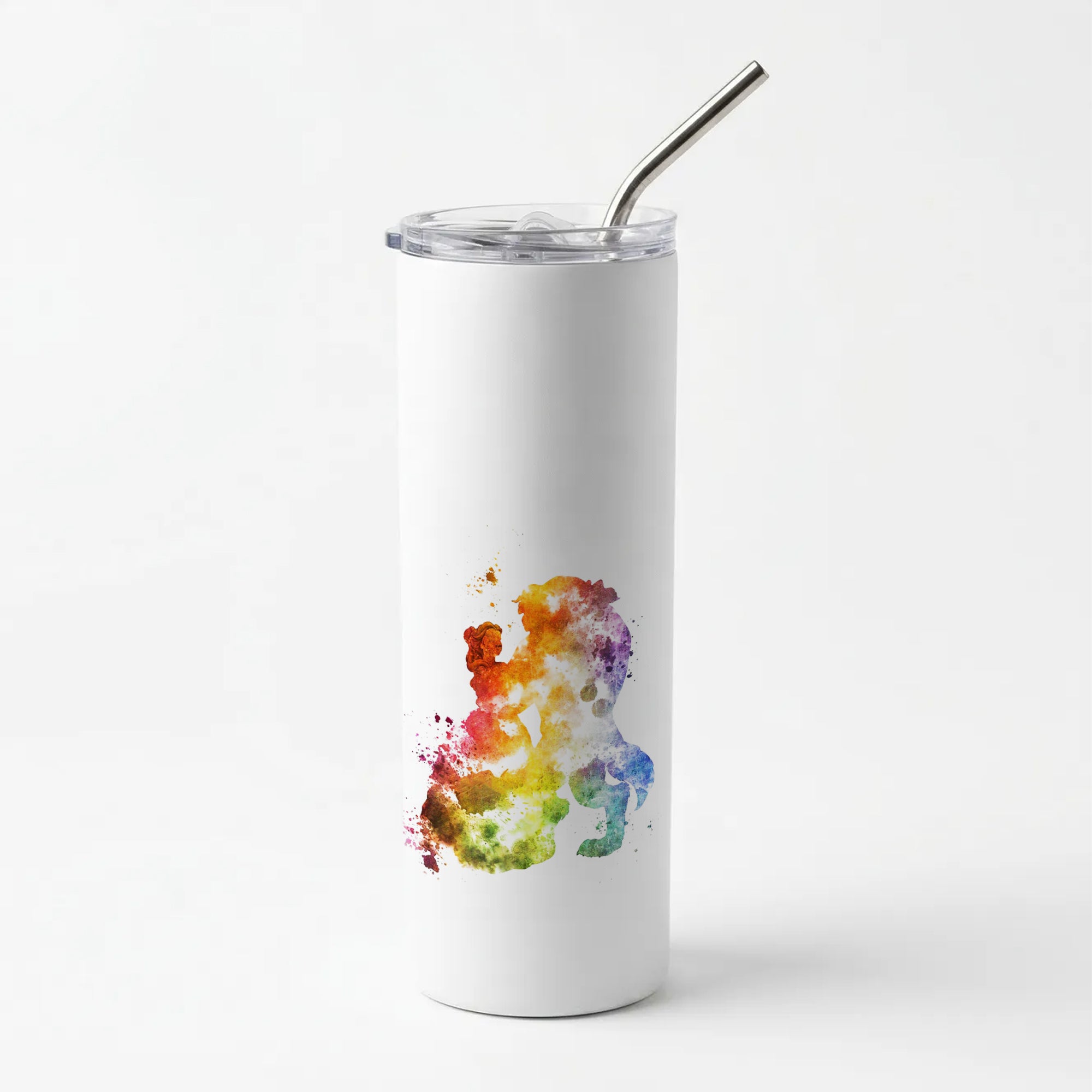 Watercolour Beauty Fairytale Skinny Tumbler