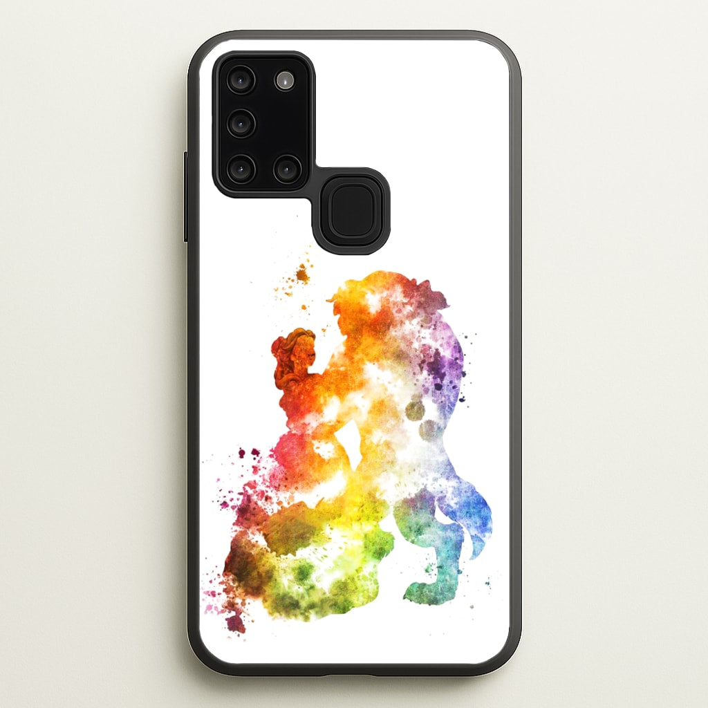 Watercolour Beauty Fairytale - Disney Phone Case for Galaxy A21s