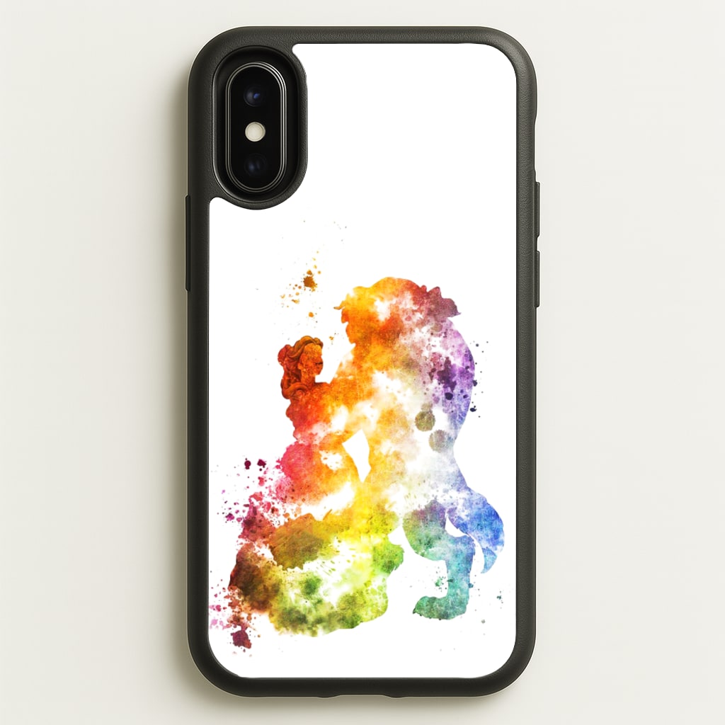 Watercolour Beauty Fairytale - Disney Phone Case for iPhone X / XS