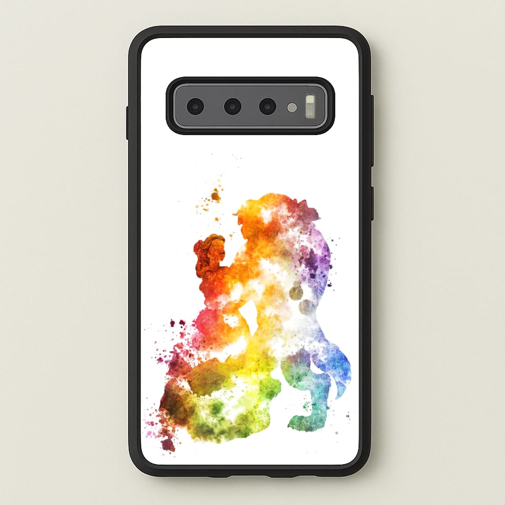 Watercolour Beauty Fairytale - Disney Phone Case for Galaxy S10 Plus