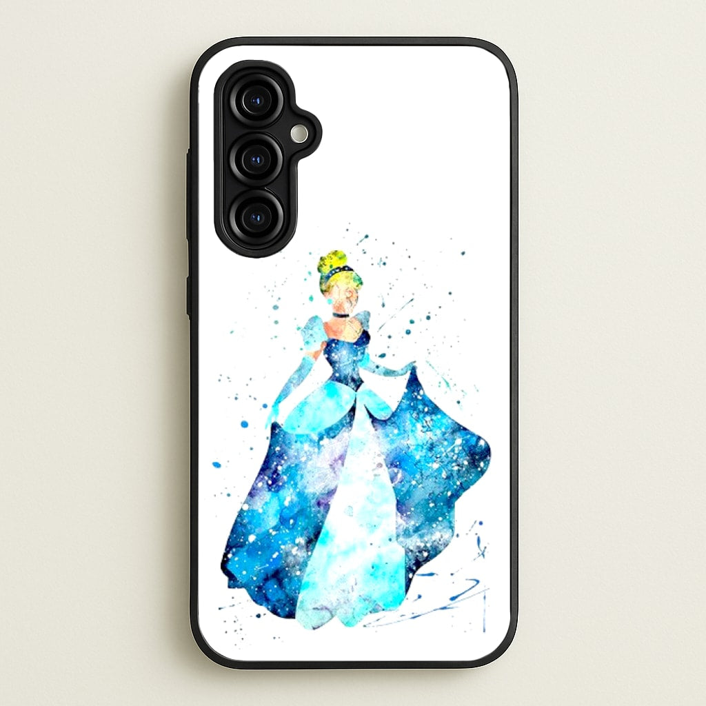 Watercolour Cinderella Fairytale - Disney Phone Case for Galaxy A54