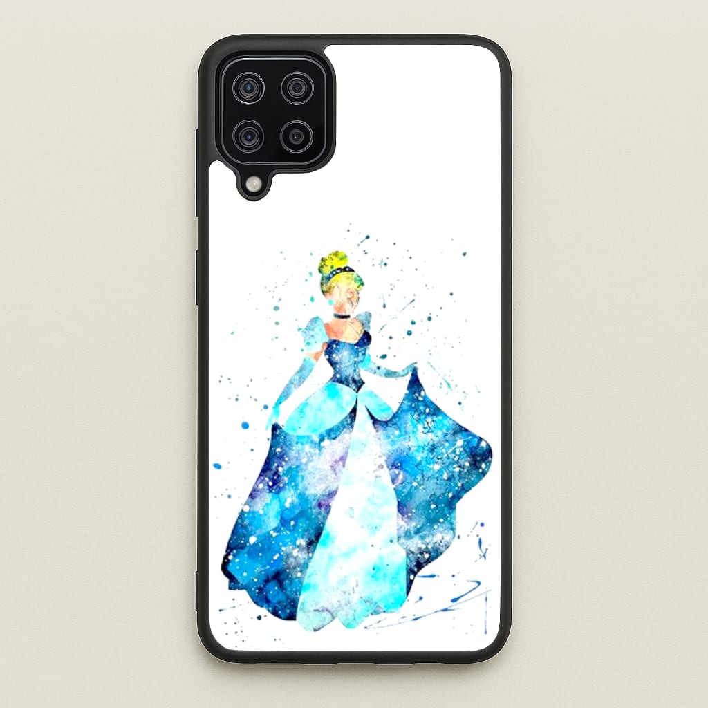 Watercolour Cinderella Fairytale - Disney Phone Case for Galaxy A12