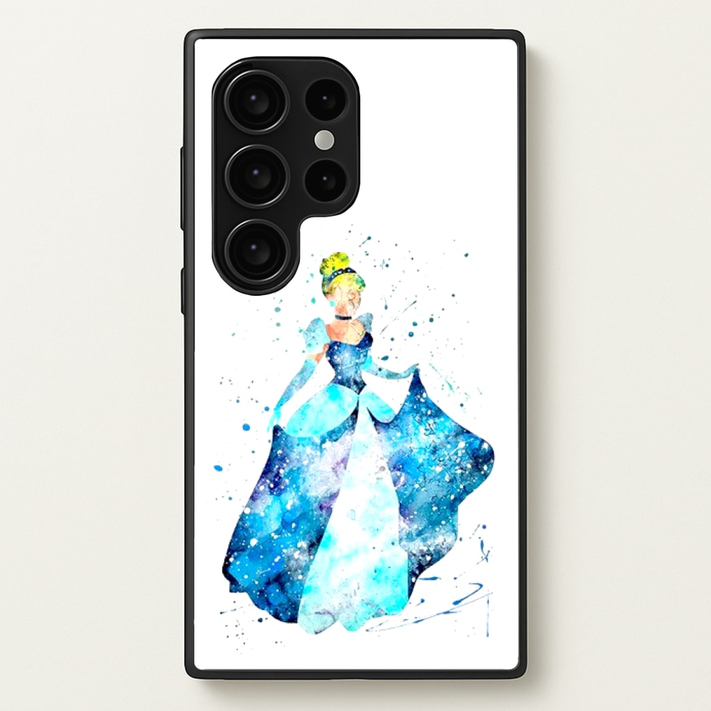 Watercolour Cinderella Fairytale - Disney Phone Case for Galaxy S24 Ultra