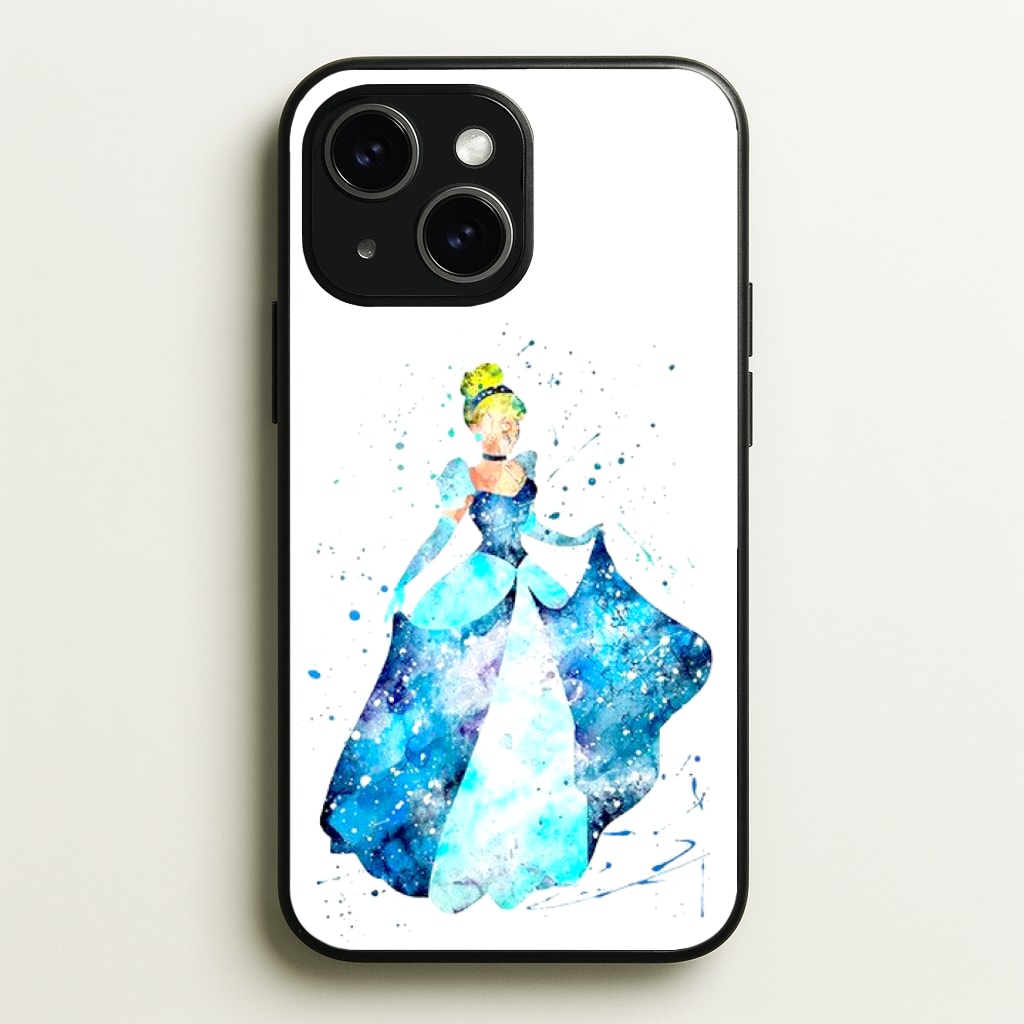 Watercolour Cinderella Fairytale - Disney Phone Case for iPhone 14
