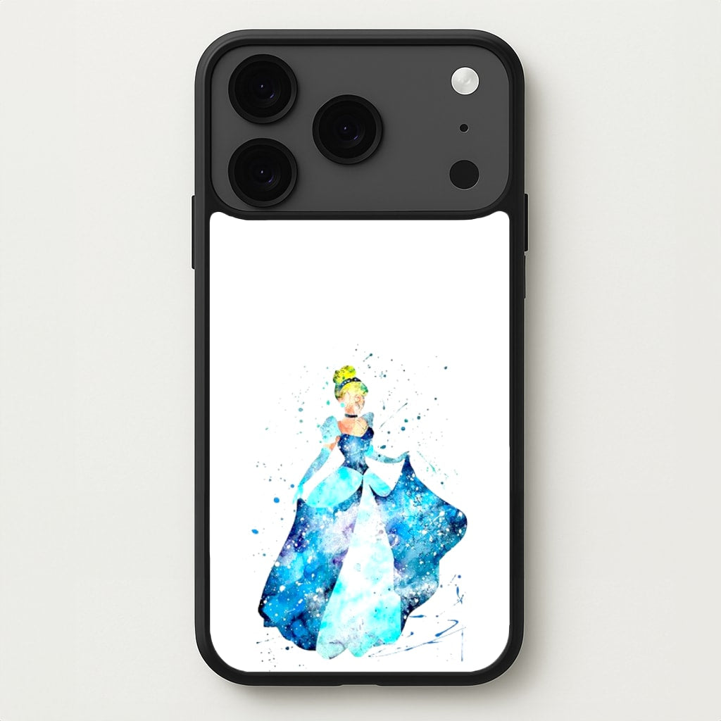Watercolour Cinderella Fairytale Phone Case for iPhone 17 Pro