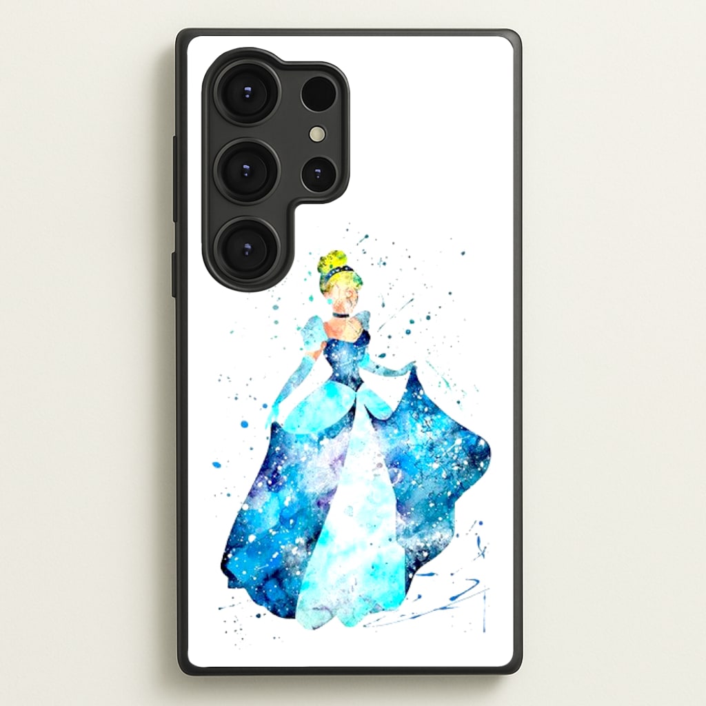 Watercolour Cinderella Fairytale - Disney Phone Case for Galaxy S25 Ultra