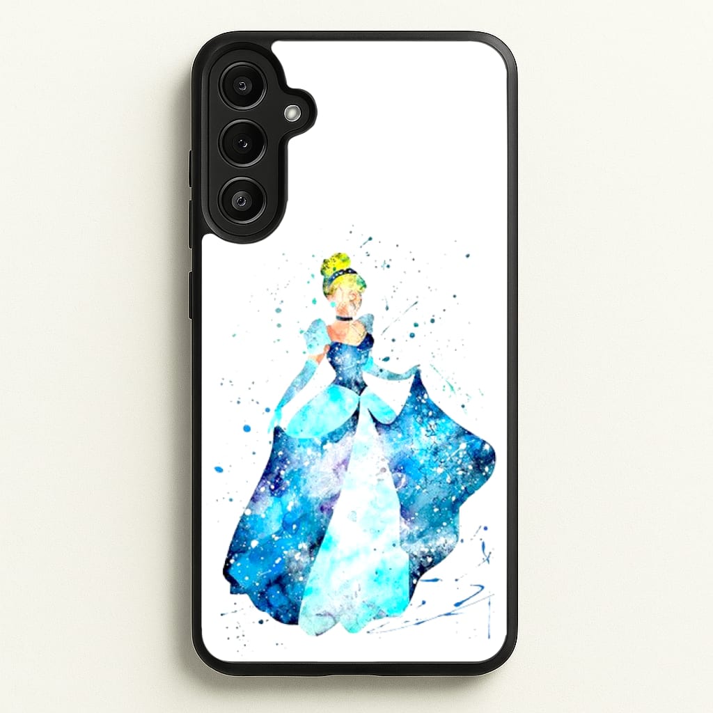 Watercolour Cinderella Fairytale - Disney Phone Case for Galaxy A34