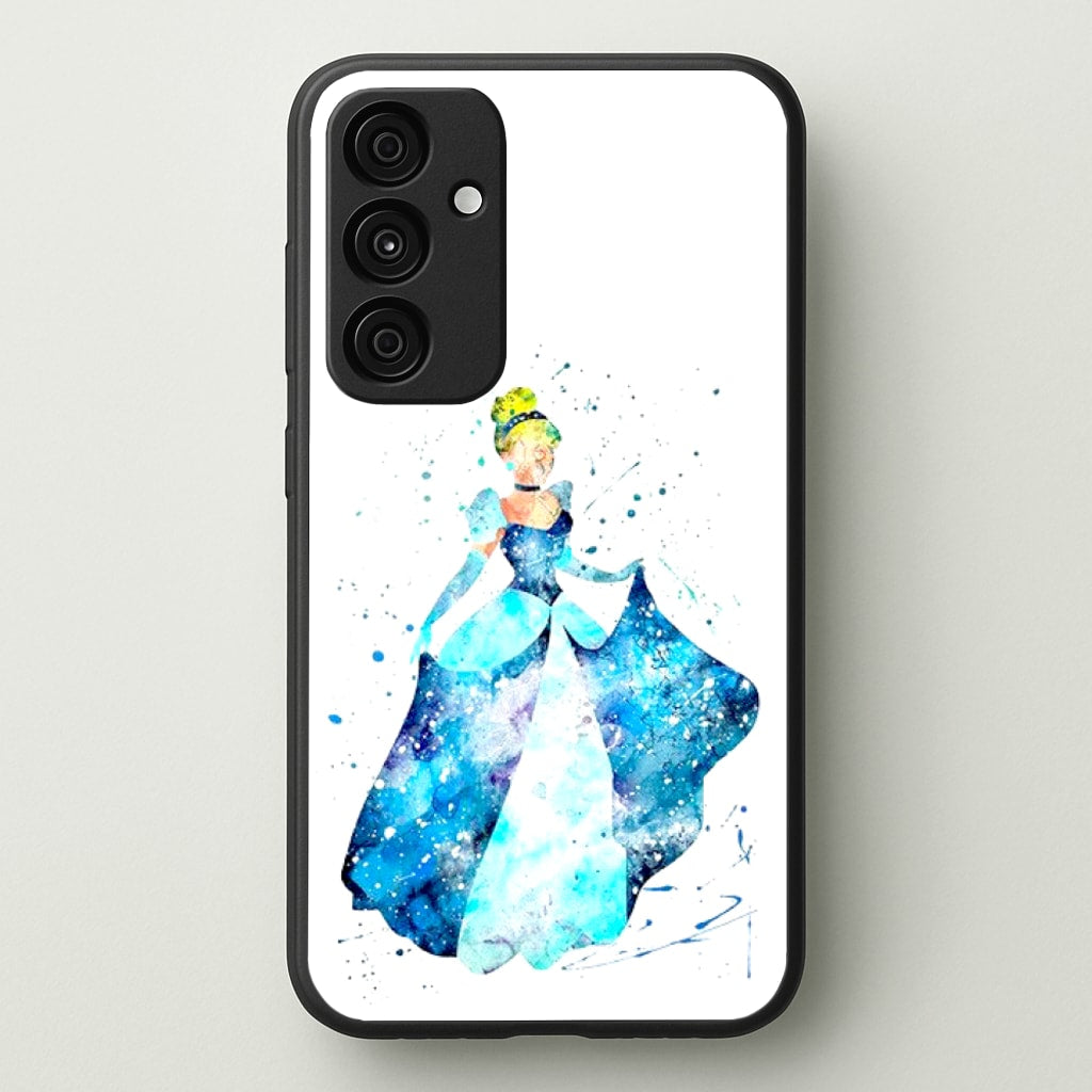 Watercolour Cinderella Fairytale - Disney Phone Case for Galaxy A35