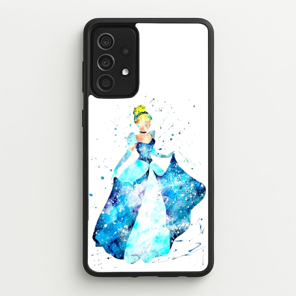 Watercolour Cinderella Fairytale - Disney Phone Case for Galaxy A52 / A52s