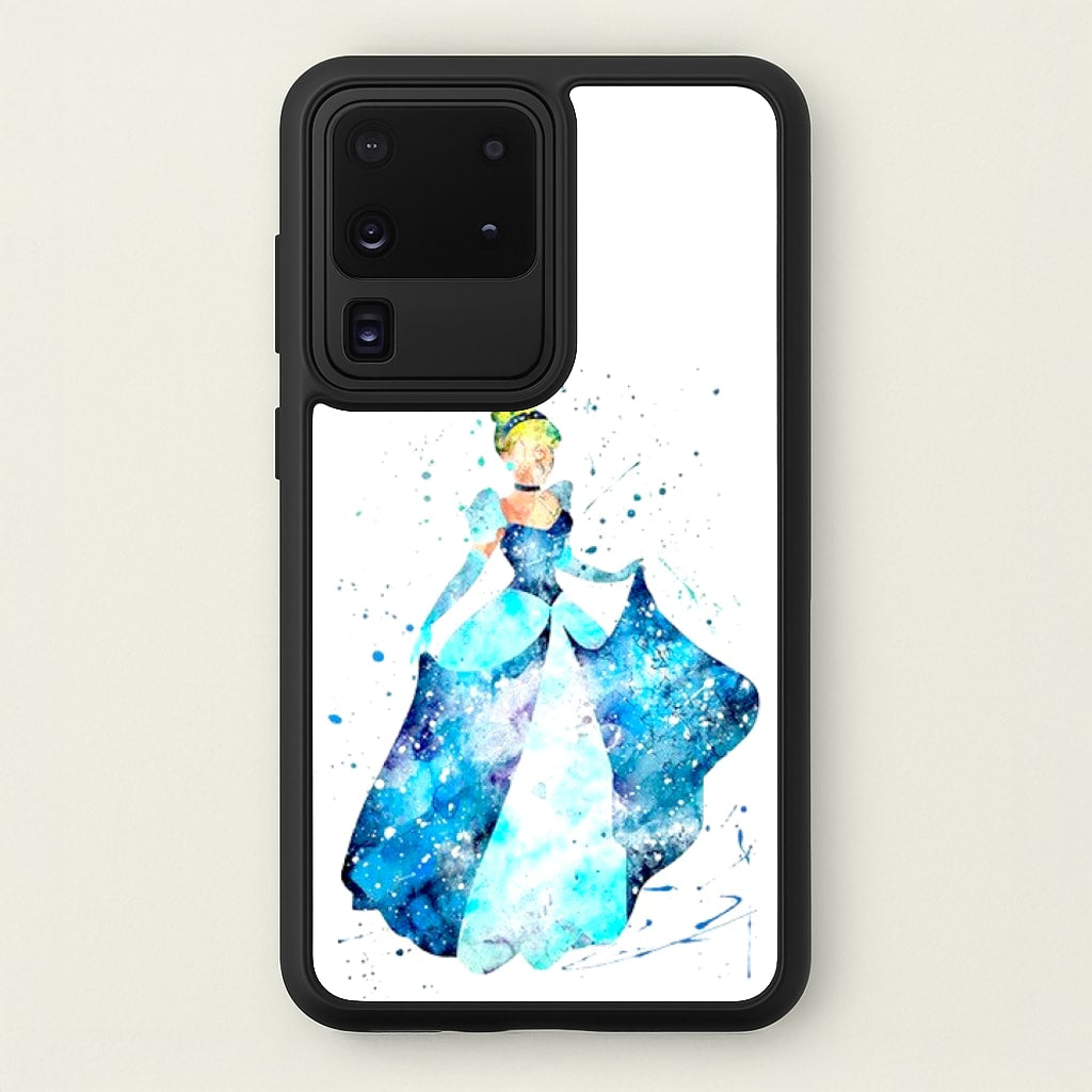 Watercolour Cinderella Fairytale - Disney Phone Case for Galaxy S20 Ultra