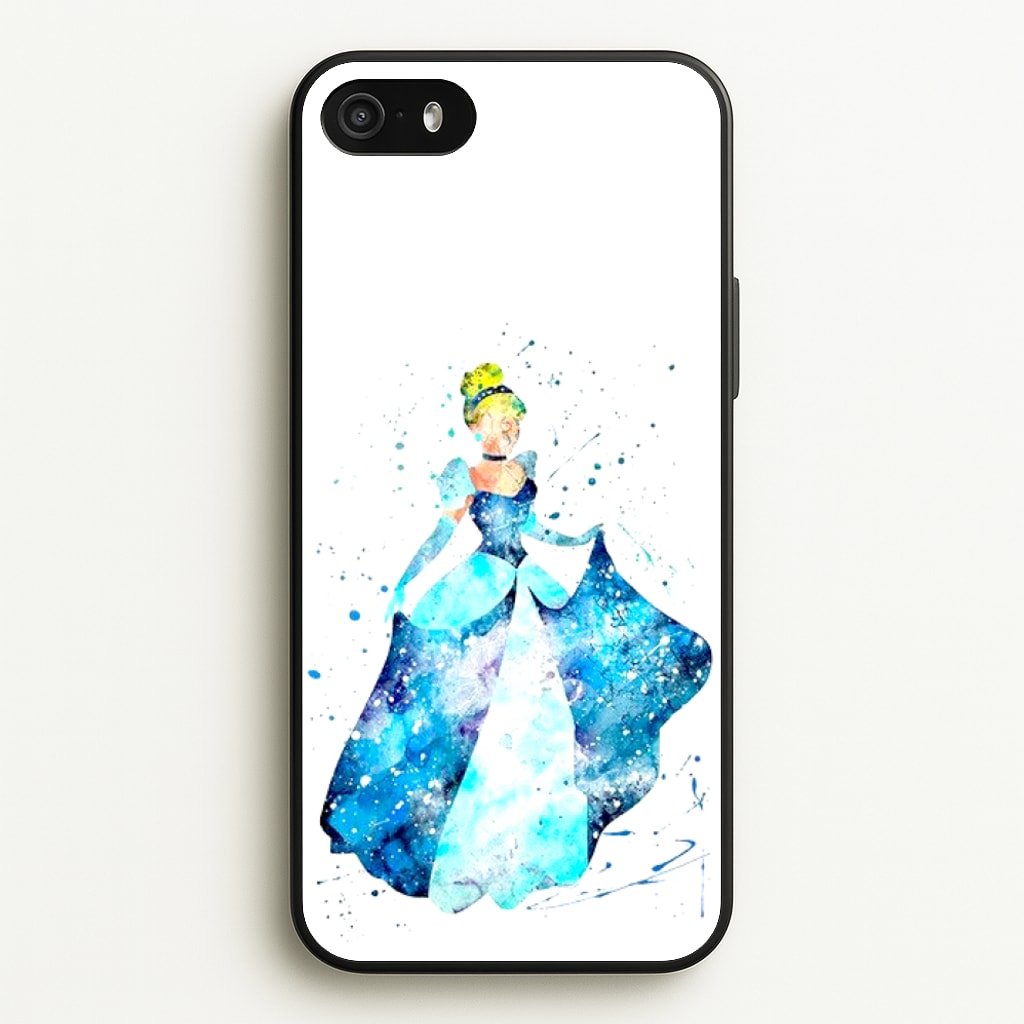 Watercolour Cinderella Fairytale - Disney Phone Case for iPhone 5 / 5s / SE 2016