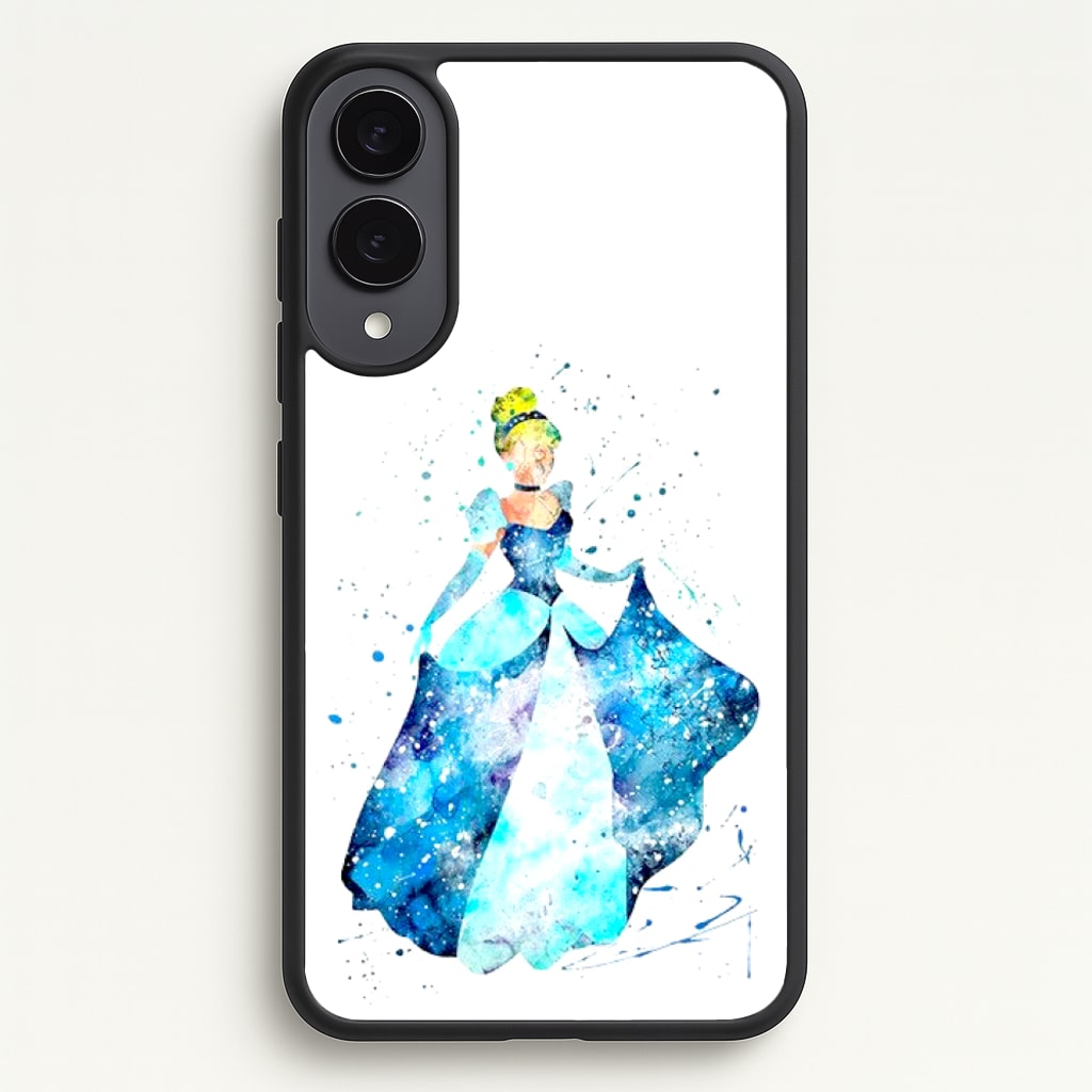 Watercolour Cinderella Fairytale - Disney Phone Case for Galaxy S25 Edge