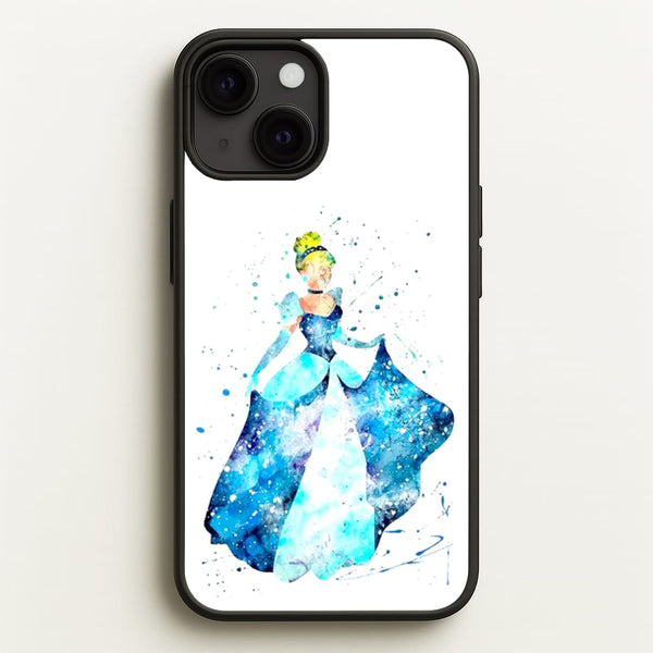 Watercolour Cinderella Fairytale - Disney Phone Case for iPhone 13 Mini