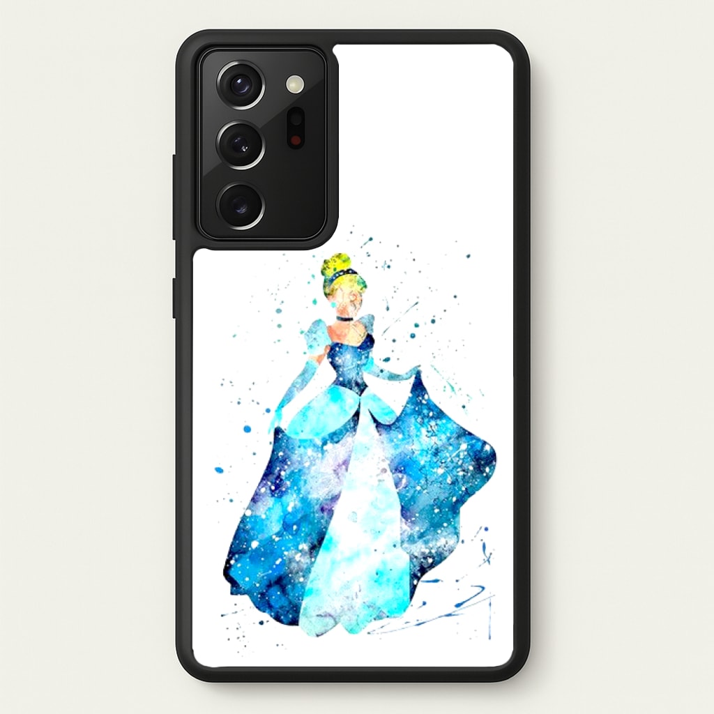 Watercolour Cinderella Fairytale - Disney Phone Case for Galaxy Note 20 Ultra