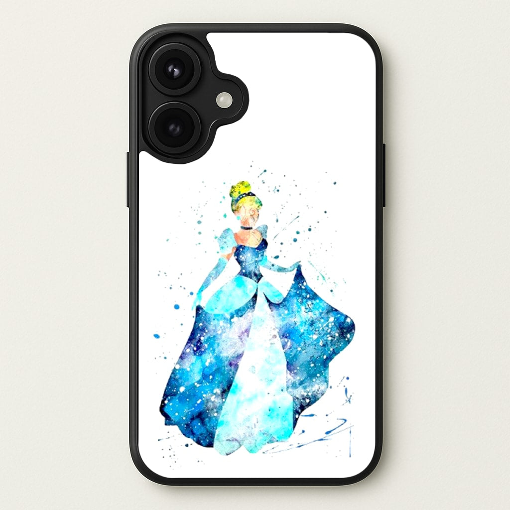 Watercolour Cinderella Fairytale Phone Case for iPhone 17