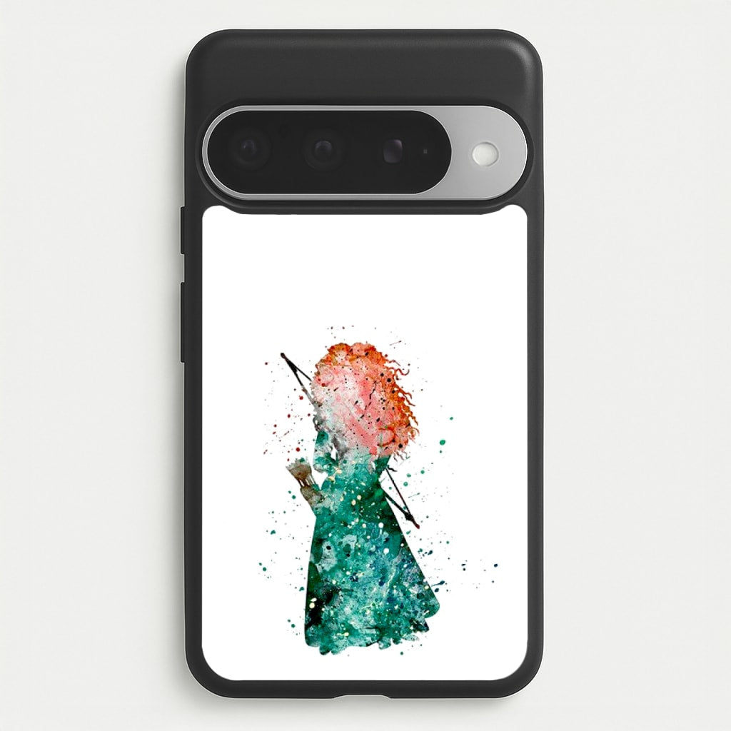 Watercolour Princess Merida Brave Fairytale Phone Case for Google Pixel 10 Pro XL