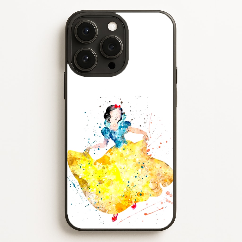 Watercolour Snow White Fairytale - Disney Phone Case for iPhone 16 Pro Max