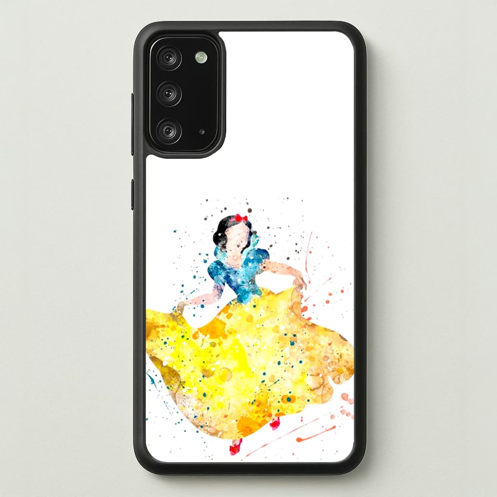 Watercolour Snow White Fairytale - Disney Phone Case for Galaxy Note 20