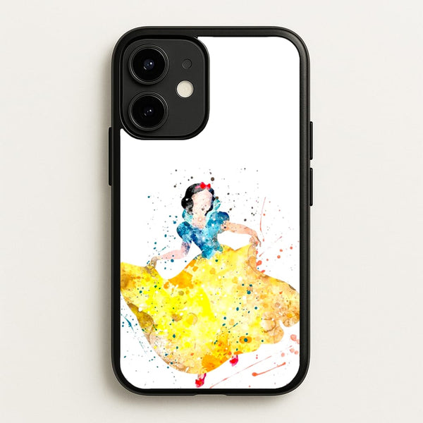 Watercolour Snow White Fairytale - Disney Phone Case for iPhone 12 / 12 Pro