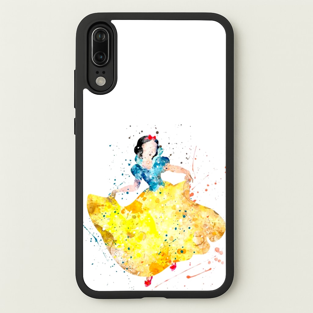 Watercolour Snow White Fairytale - Disney Phone Case for Huawei P20
