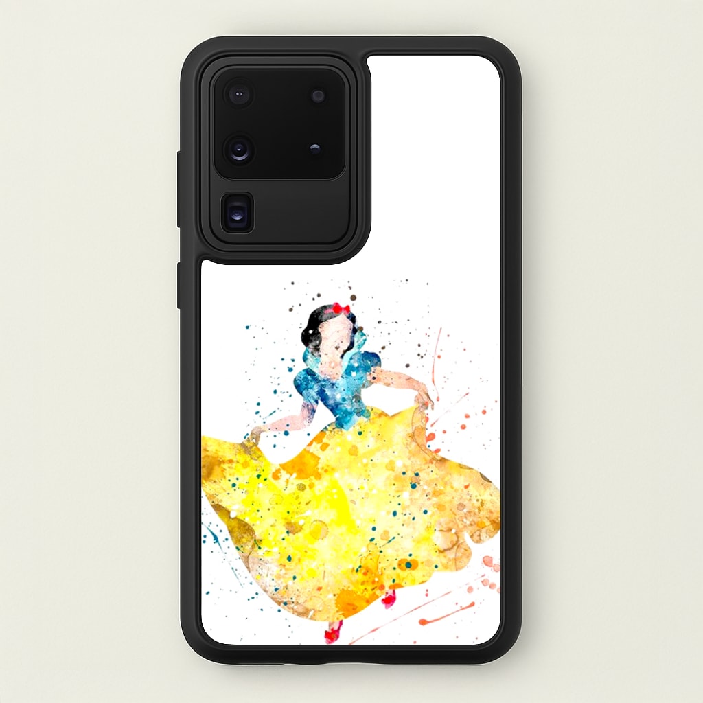 Watercolour Snow White Fairytale  - Disney Phone Case for Galaxy S20 Ultra