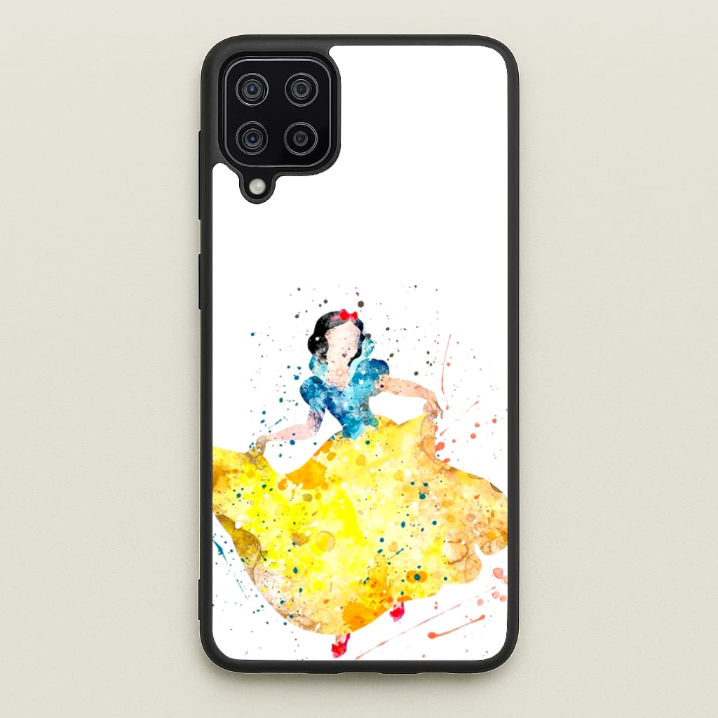 Watercolour Snow White Fairytale - Disney Phone Case for Galaxy A12