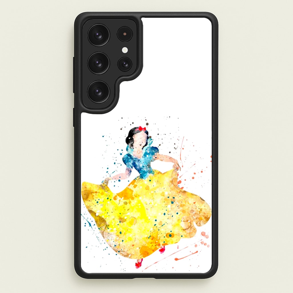 Watercolour Snow White Fairytale - Disney Phone Case for Galaxy S23 Ultra