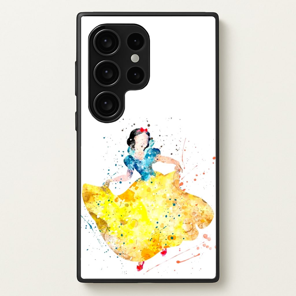 Watercolour Snow White Fairytale - Disney Phone Case for Galaxy S24 Ultra