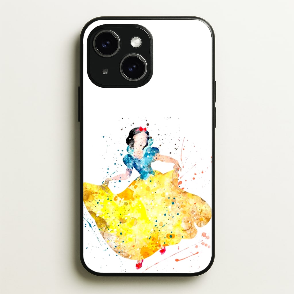 Watercolour Snow White Fairytale - Disney Phone Case for iPhone 14 Plus