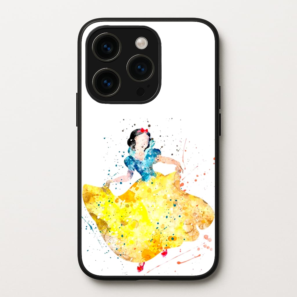 Watercolour Snow White Fairytale - Disney Phone Case for iPhone 15 Pro