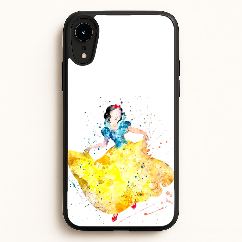Watercolour Snow White Fairytale - Disney Phone Case for iPhone XR