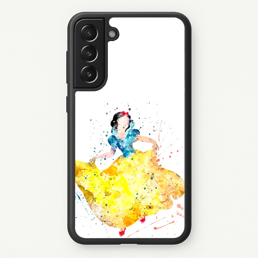 Watercolour Snow White Fairytale - Disney Phone Case for Galaxy S21