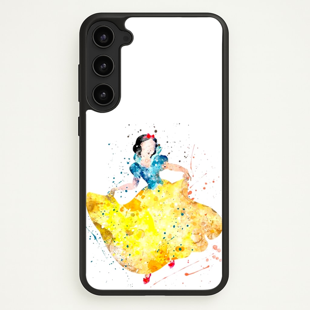 Watercolour Snow White Fairytale - Disney Phone Case for Galaxy S23 Plus