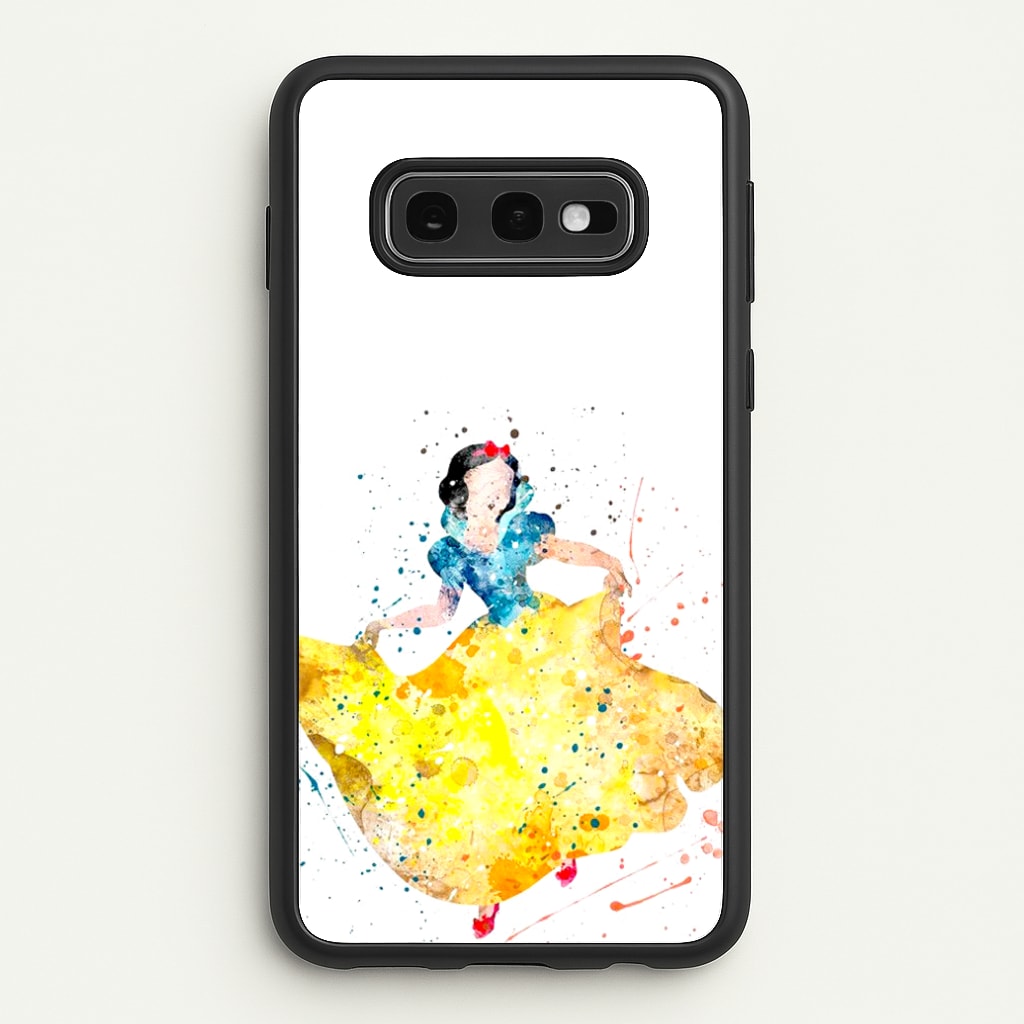 Watercolour Snow White Fairytale - Disney Phone Case for Galaxy S10e
