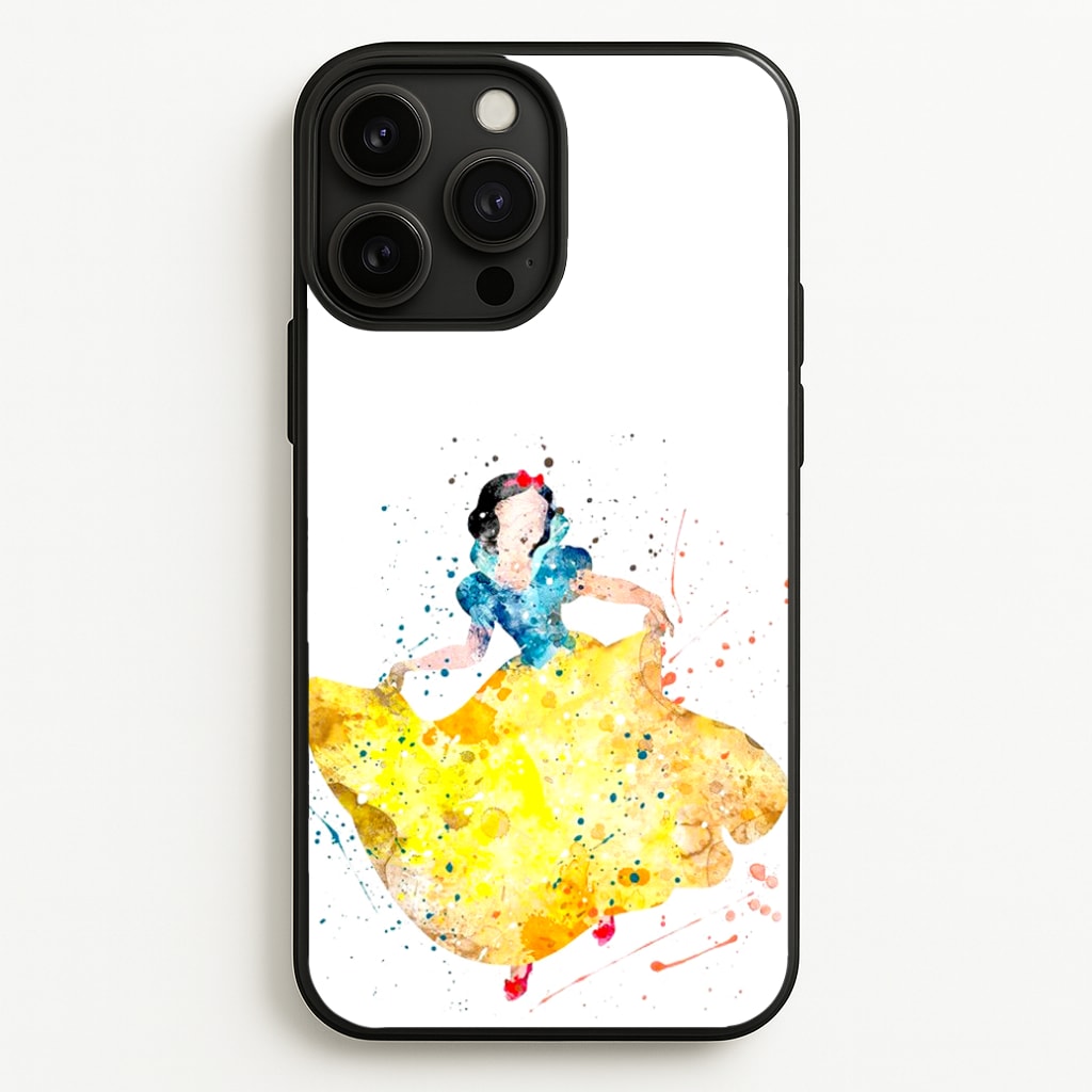 Watercolour Snow White Fairytale - Disney Phone Case for iPhone 13 Pro Max