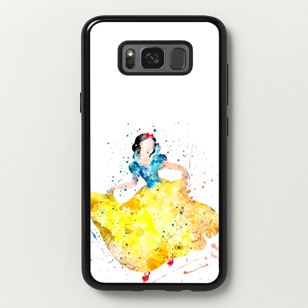 Watercolour Snow White Fairytale - Disney Phone Case for Galaxy S8 Plus