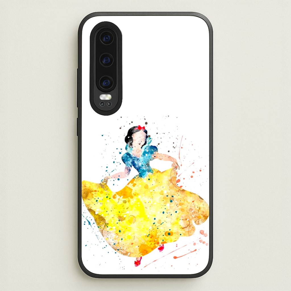 Watercolour Snow White Fairytale - Disney Phone Case for Huawei P30